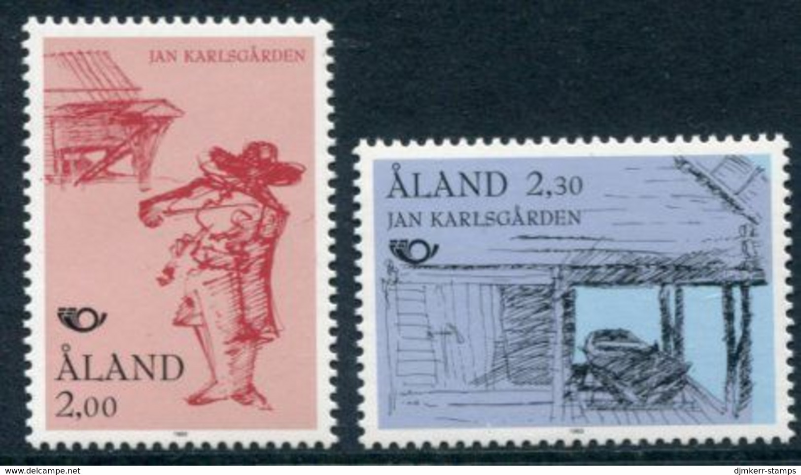 ALAND ISLANDS 1993 Tourist Attractions MNH / **.  Michel 70-71 - Ålandinseln