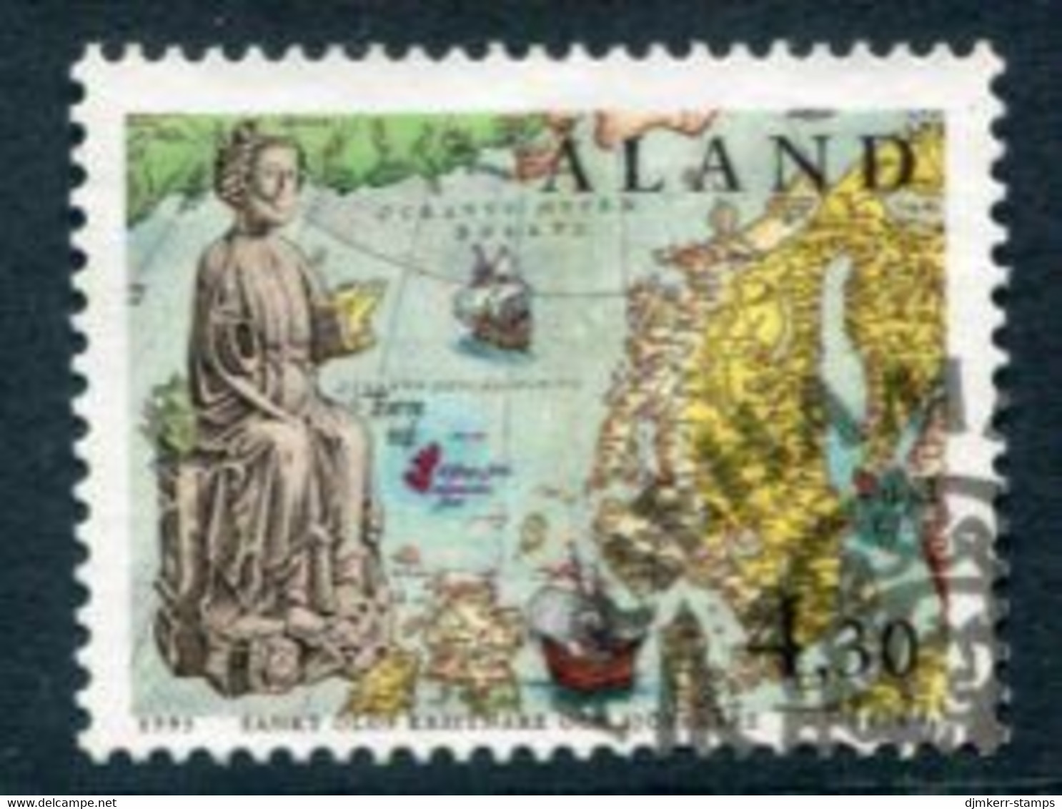ALAND ISLANDS 1995 Millenary Of King Olav II Used.  Michel 105 - Aland