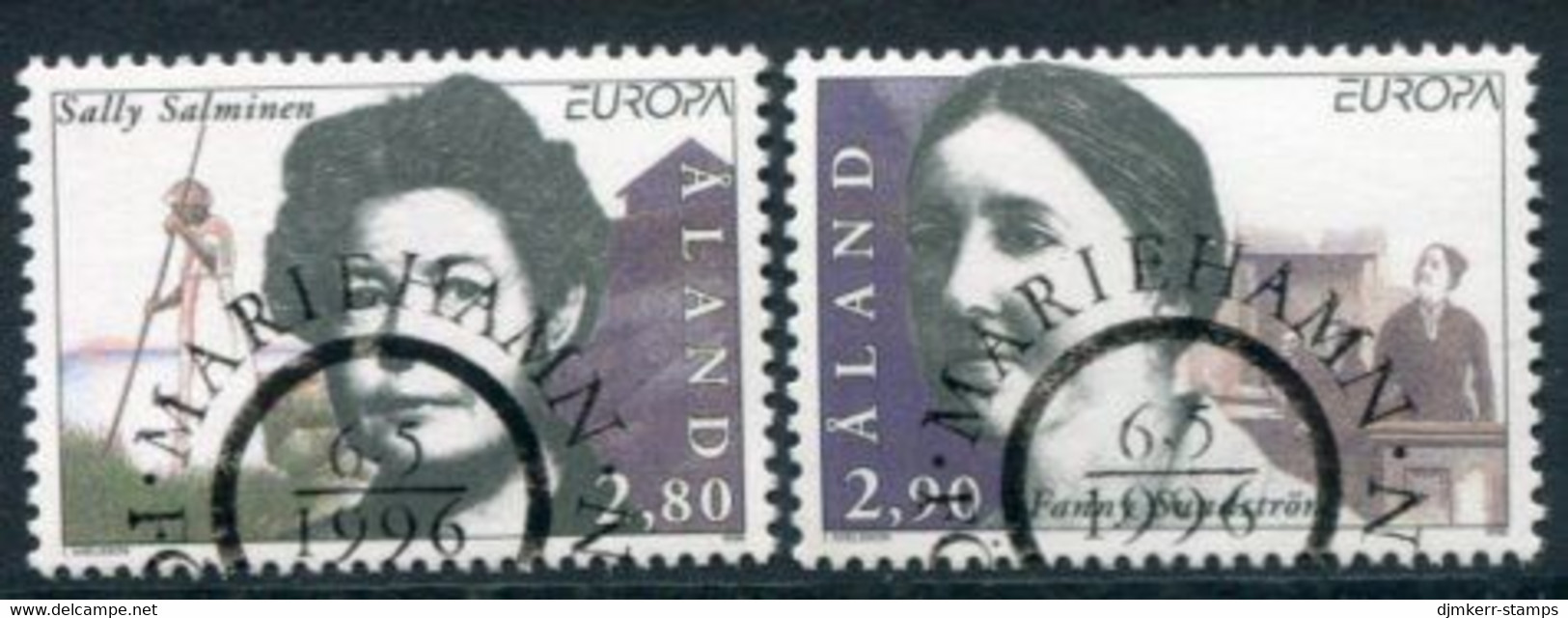 ALAND ISLANDS 1996 Europa: Famous Women Used.  Michel 113-14 - Aland