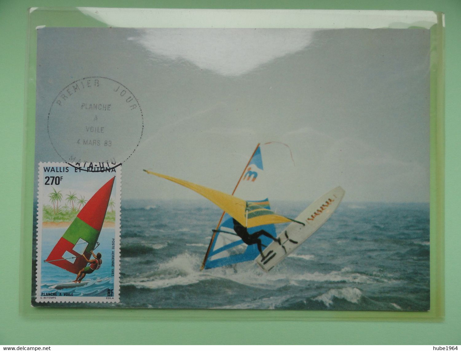 CARTE MAXIMUM CARD PLANCHE A VOILE WALLIS ET FUTUNA - Maximum Cards