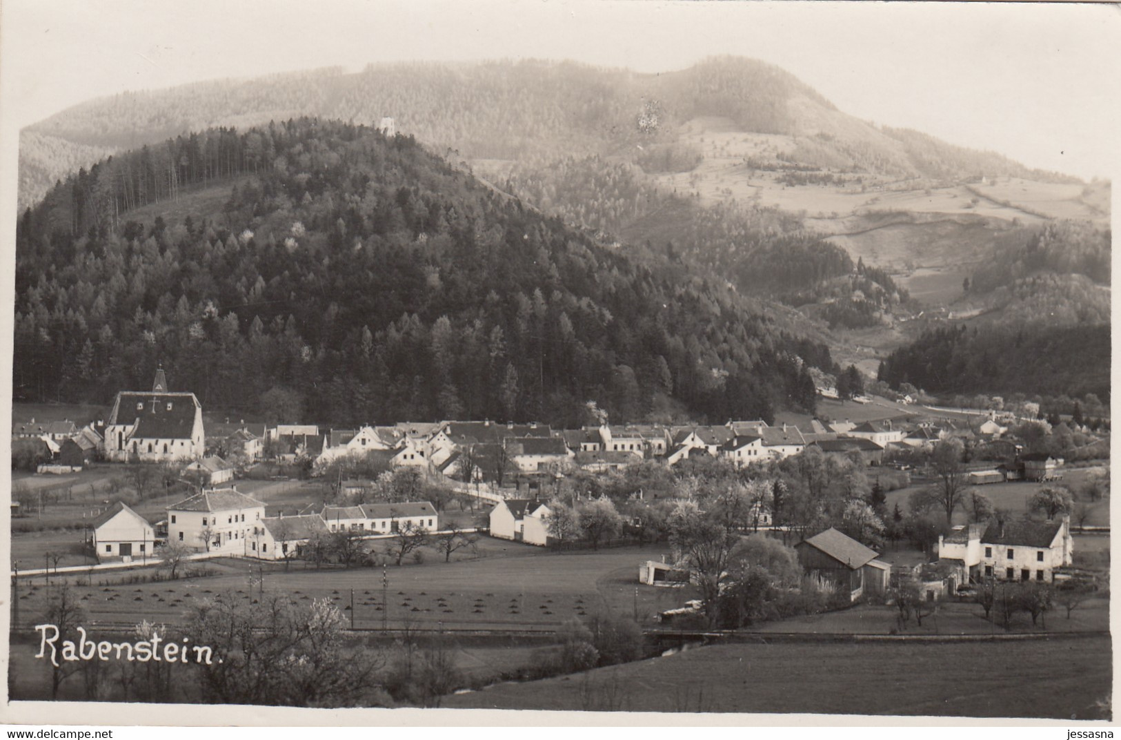 AK - RABENSTEIN A/d Pielach - Ortspanorama 1940 - St. Pölten