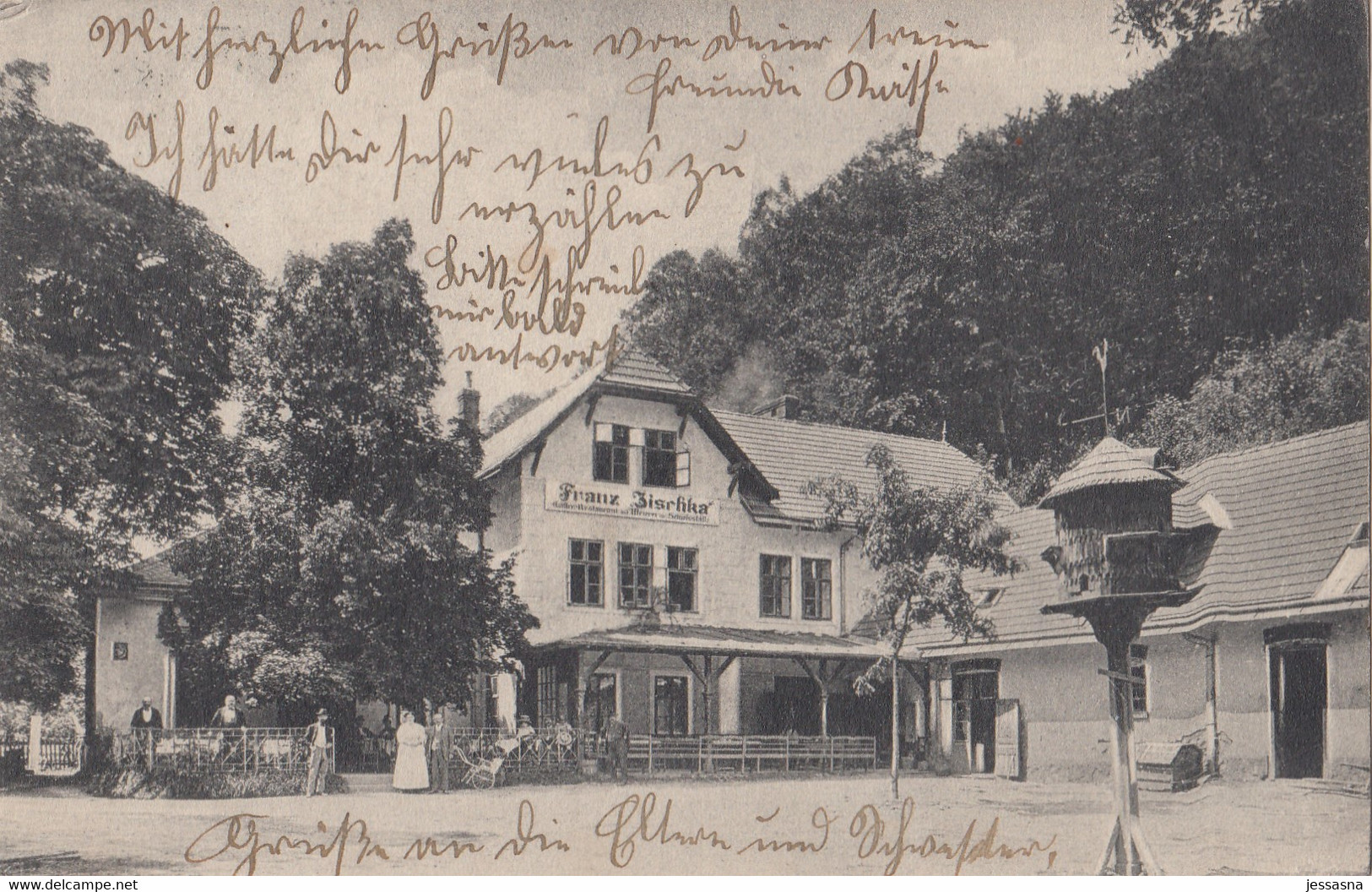 AK - WEIDLINGBACH - Meierei Und Cafe-Restaurant "zur Schießstätte" 1911 - Klosterneuburg