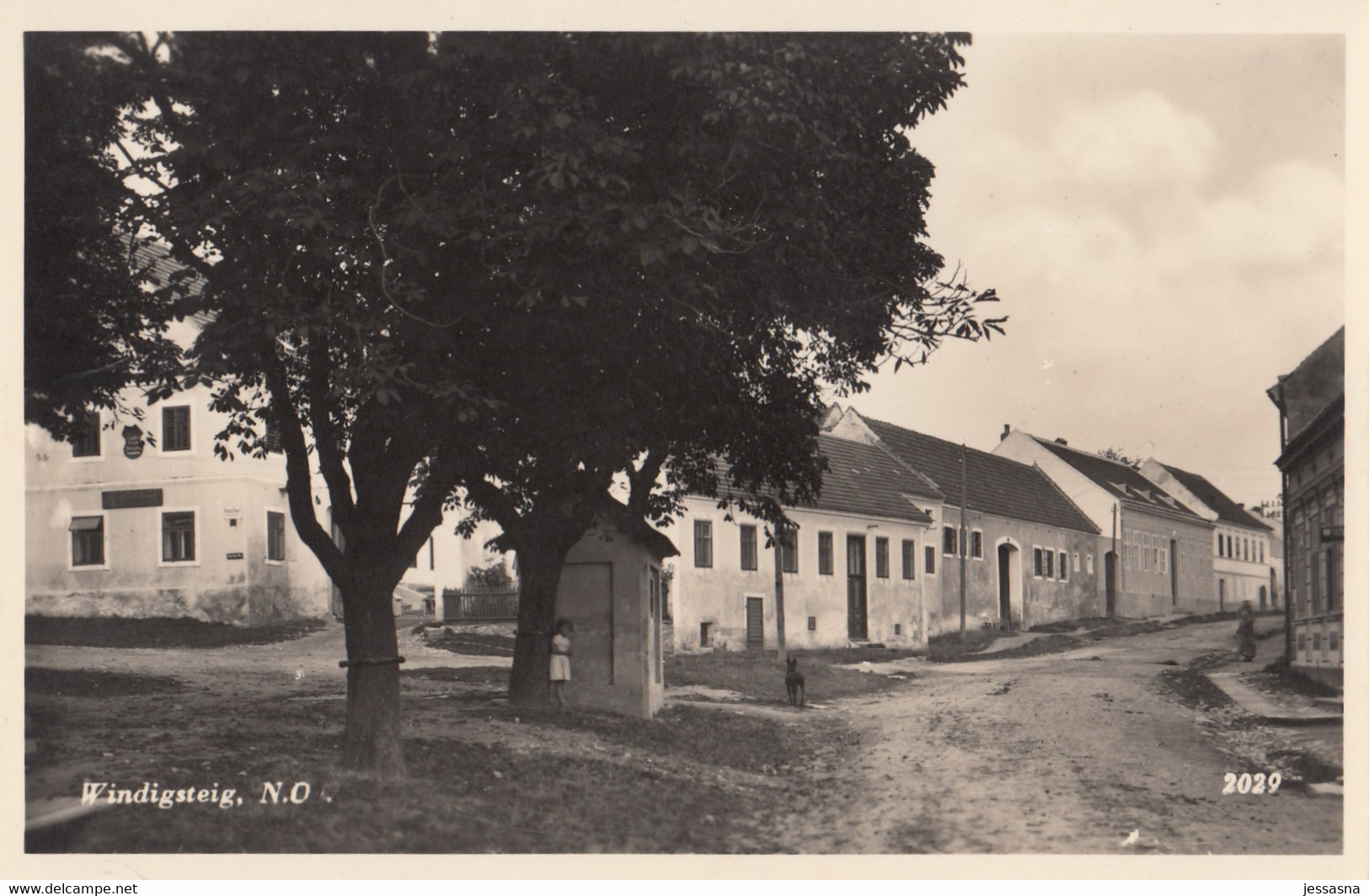 AK - WINDIGSTEIG Im Waldviertel - Häuserzeile Im Ortszentrum 1940 - Waidhofen An Der Thaya