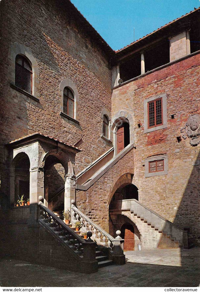 Cartolina Cortona Palazzo Casali Interno  (Arezzo) - Arezzo