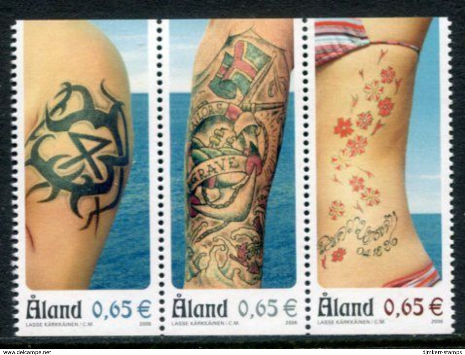 ALAND ISLANDS 2006 Traditionsl Tattoos MNH / **.  Michel 270-72 - Aland