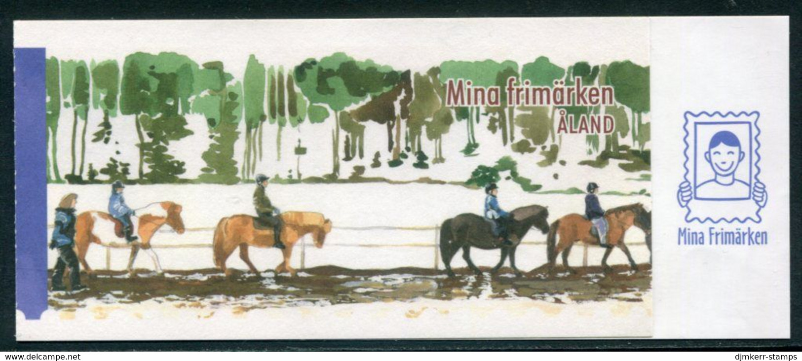 ALAND ISLANDS 2008 Personalised Stamp: Rider Booklet MNH / **.  Michel 302,MH - Aland