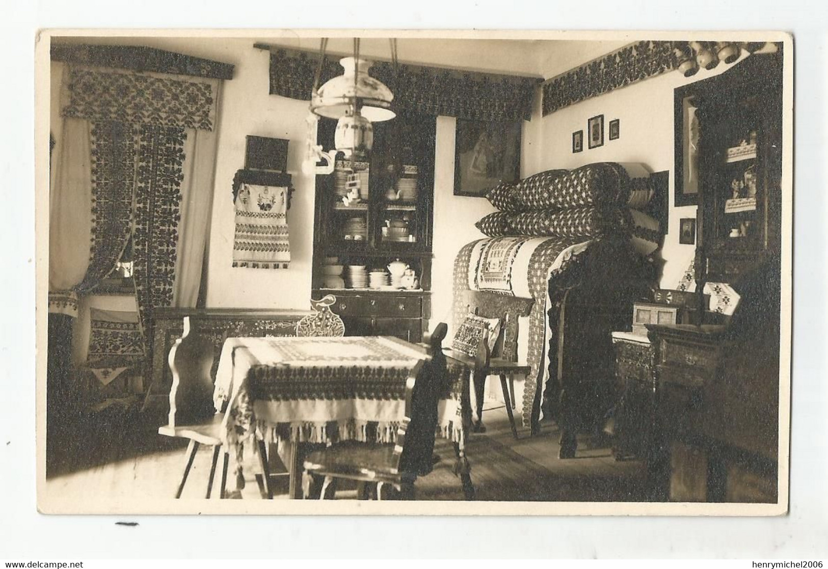 Roumanie Rimetea Toroczko Transsylvanie L'intérieur D'une Chambre Ed Photo Foto Fiscner Sibiu 1931 - Rumänien