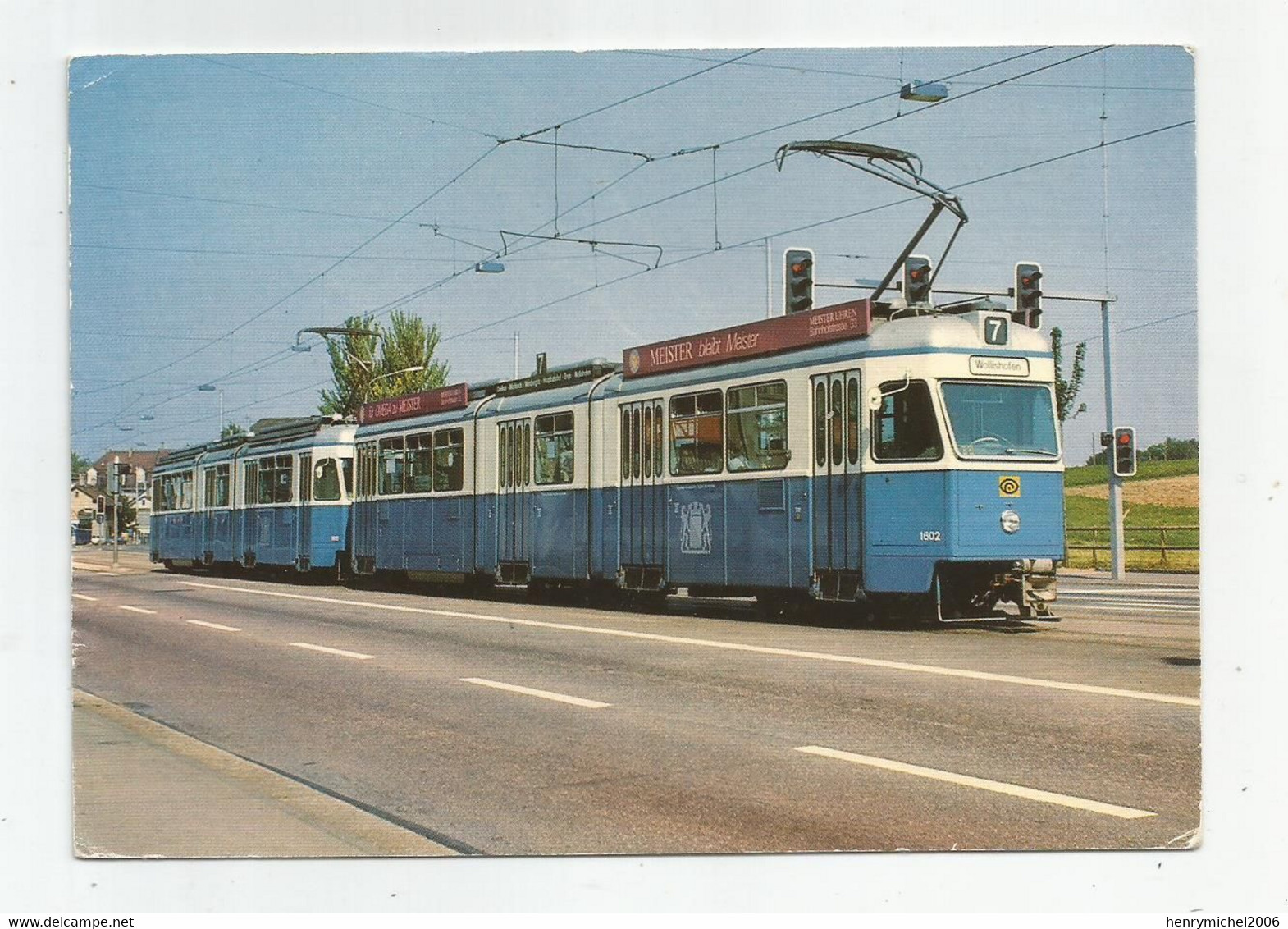Suisse Zh Zurich Tram Tramway - Zürich