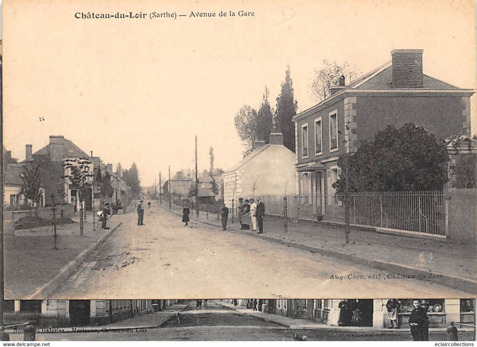 Château Du Loir          72      Avenue De La Gare                 (voir Scan) - Chateau Du Loir