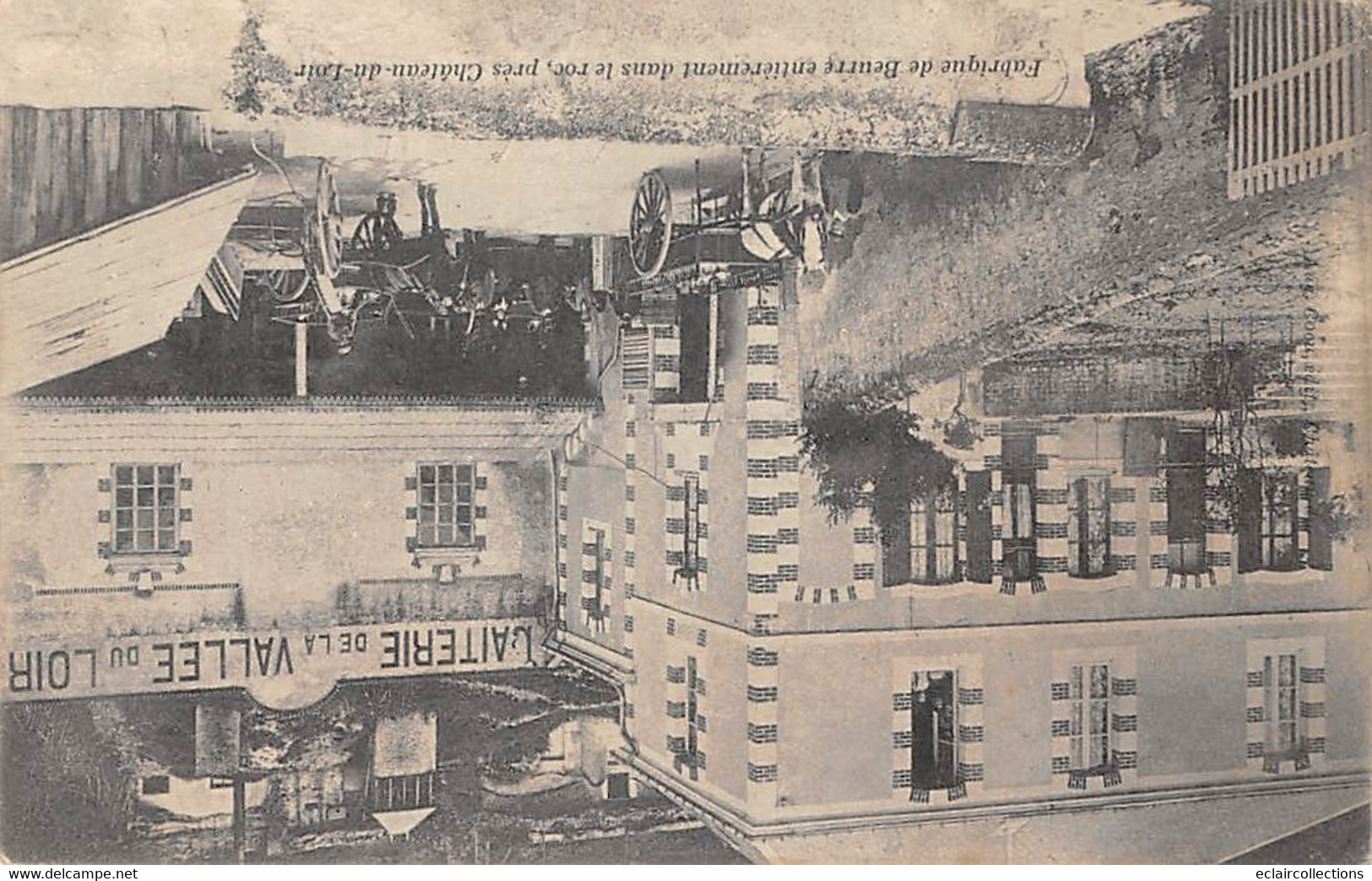 Château Du Loir          72         Laiterie De La Vallée. Fabrique De Beurre         (voir Scan) - Chateau Du Loir