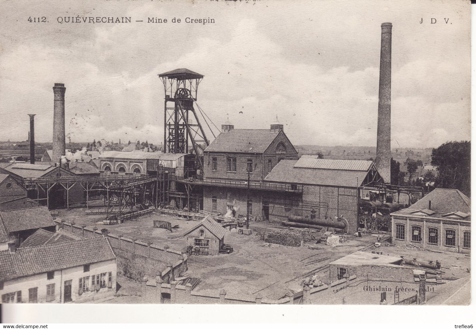 QUIEVRECHAIN - 1908 - Mine De Crespin - - Quievrechain