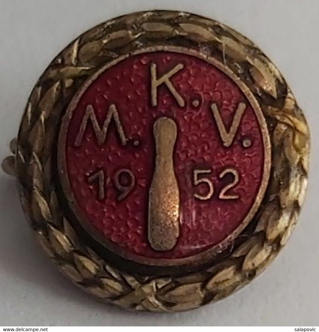 MKV 1952 Magdeburg Germany Bowling Club PIN A12/7 - Bowling