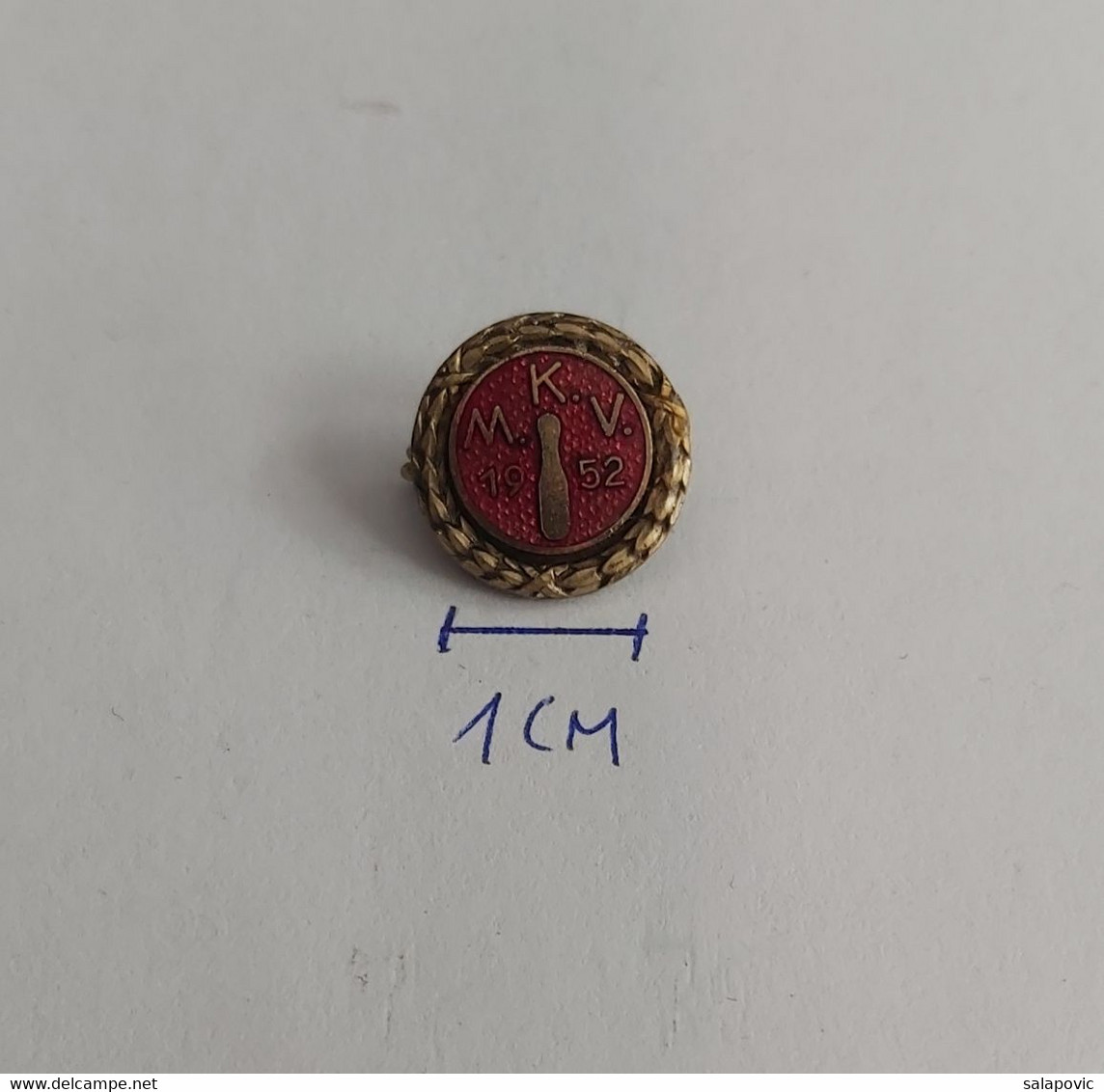 MKV 1952 Magdeburg Germany Bowling Club PIN A12/7 - Bowling