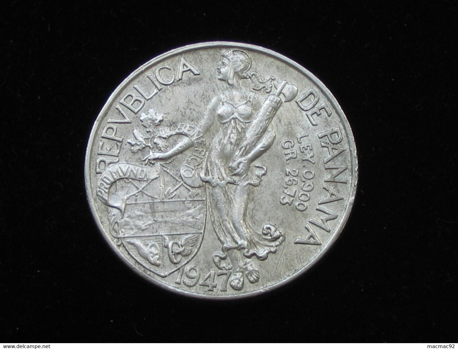 PANAMA - BALBOA 1947 -- Très Belle Monnaie En Argent  **** EN ACHAT IMMEDIAT **** - Panama