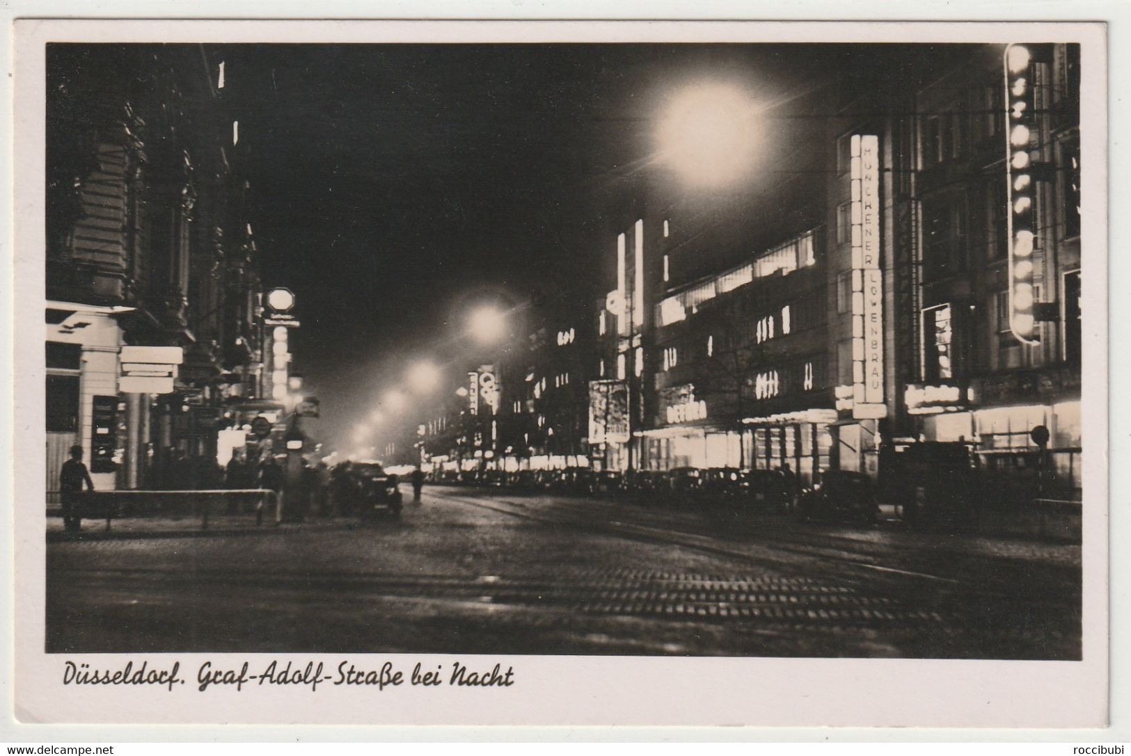 Düsseldorf, Graf Adolf Straße Bei Nacht, Nordrhein-Westfalen - Duesseldorf