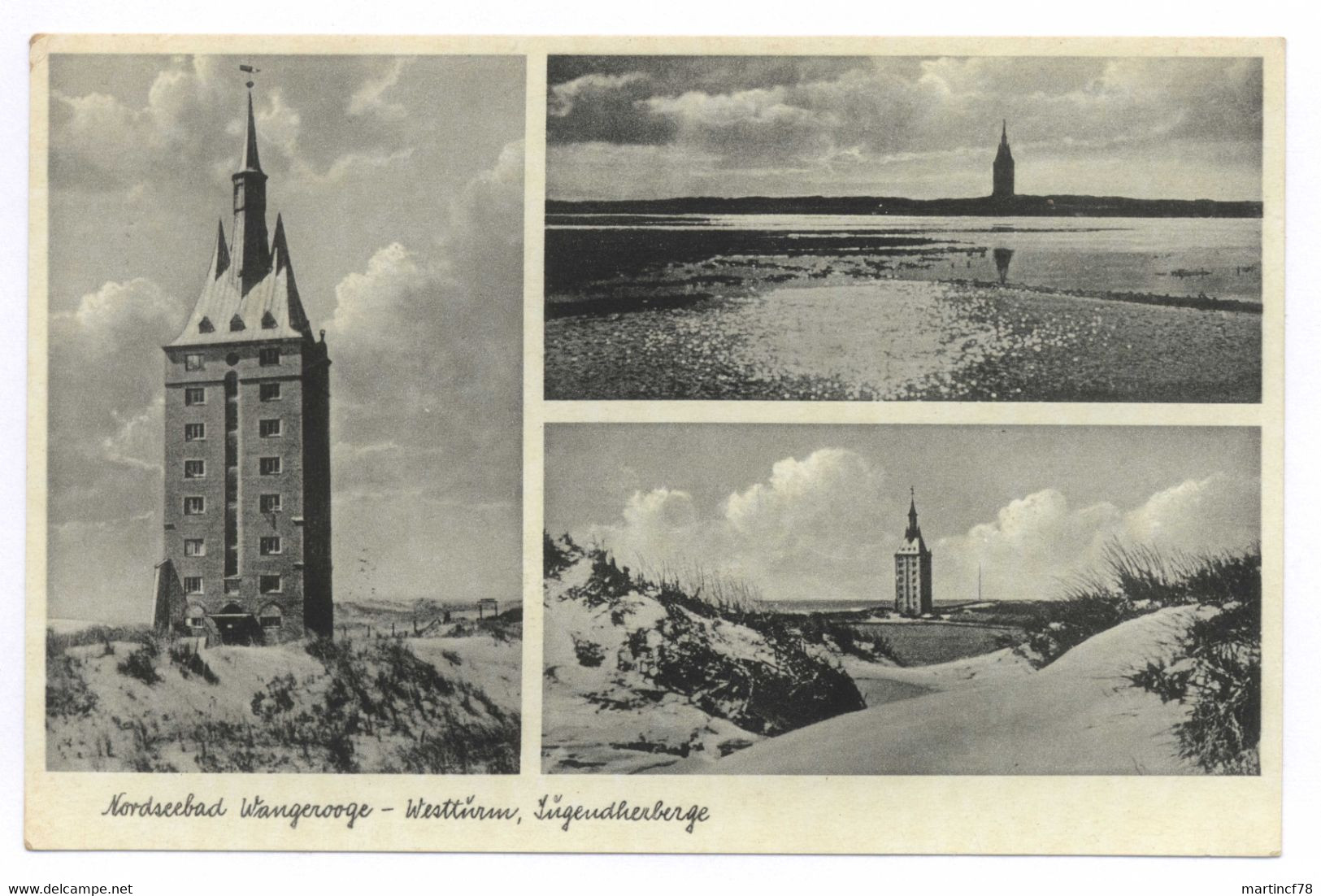 2946 Nordseebad Wangerooge Westturm Jugendherberge 1937 - Wangerooge