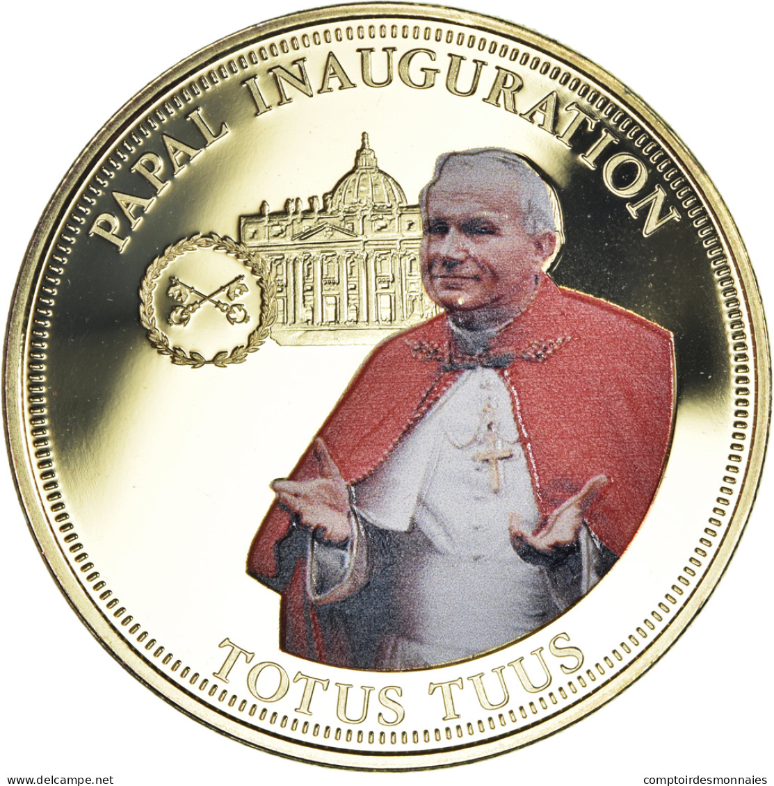 Monnaie, Grande-Bretagne, Papal Inauguration, Crown, 2014, FDC, Copper-Nickel - Maundy Sets  & Conmemorativas