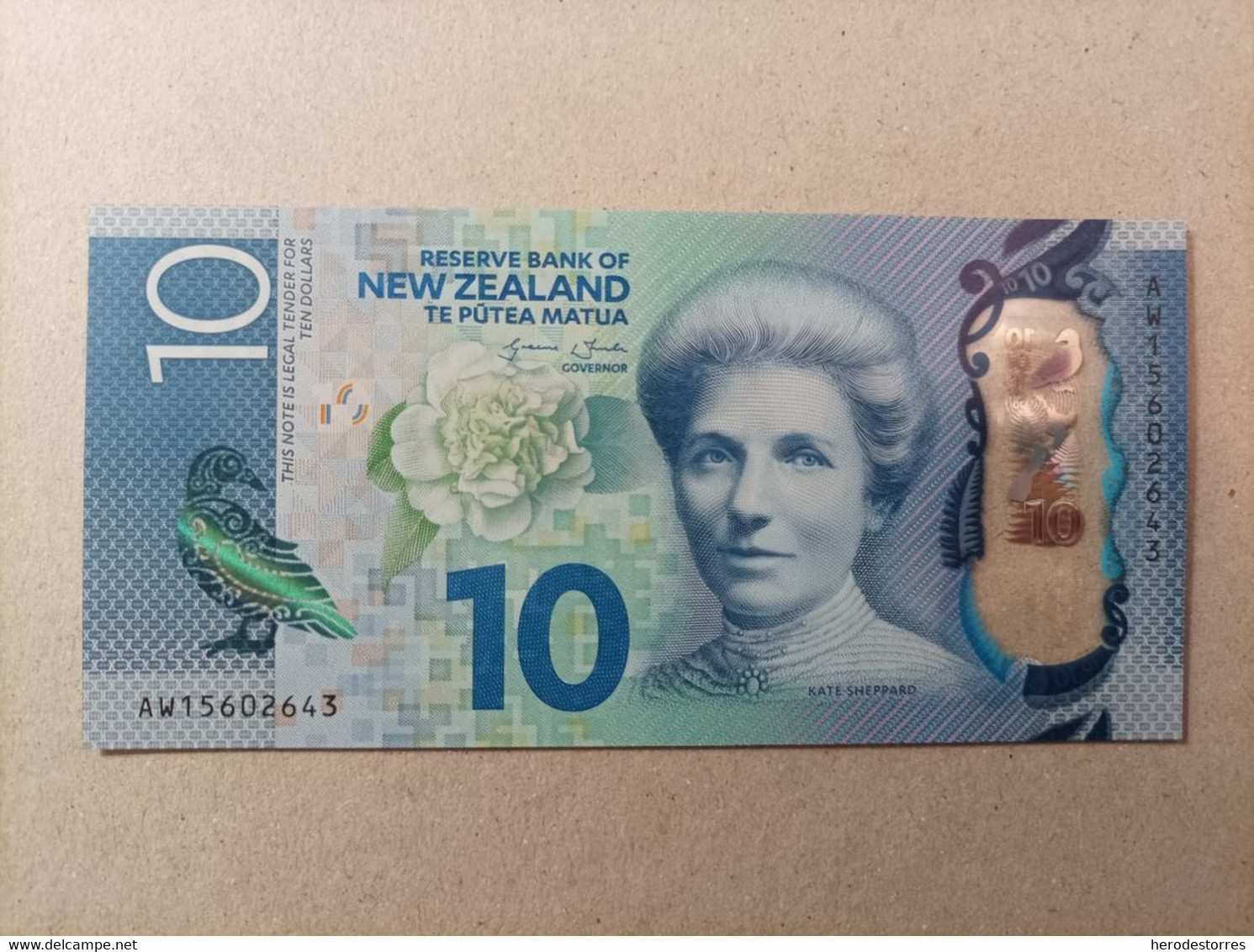 Billete De Nueva Zelanda De 10 Dólar, Año 2015, UNC - Nueva Zelandía