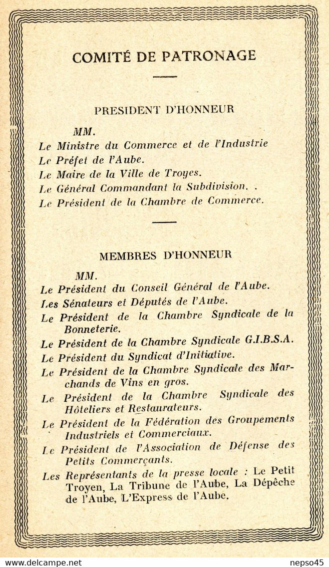 Régionalisme.catalogue Officiel.3ème Foire De Champagne.Ville De Troyes Du 23 Au 31 Mars 1931. - Other & Unclassified