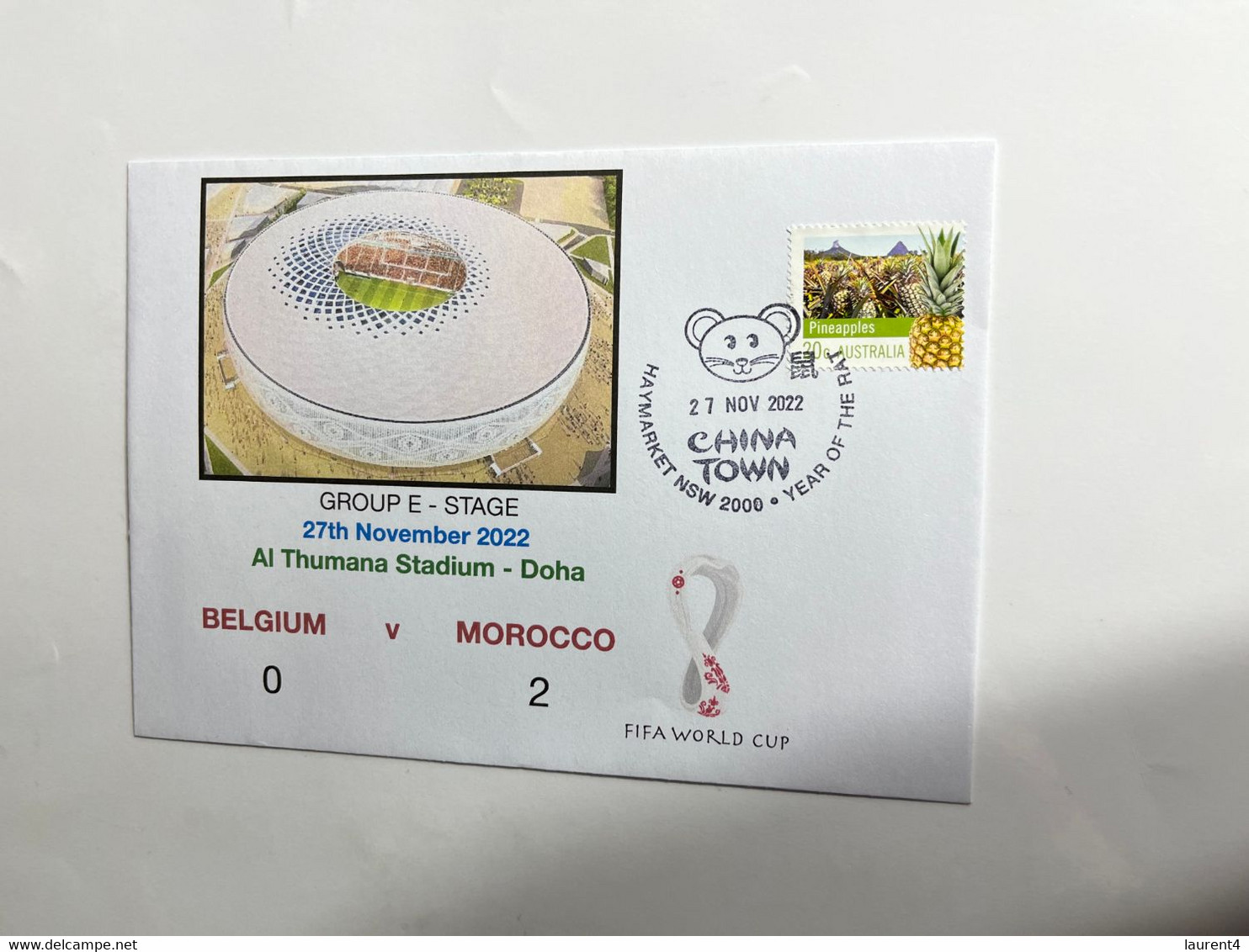 (3 M 29 A) FIFA World Cup Qatar 2022 - Belgium V Morocco (27-11-2022) - 2022 – Qatar
