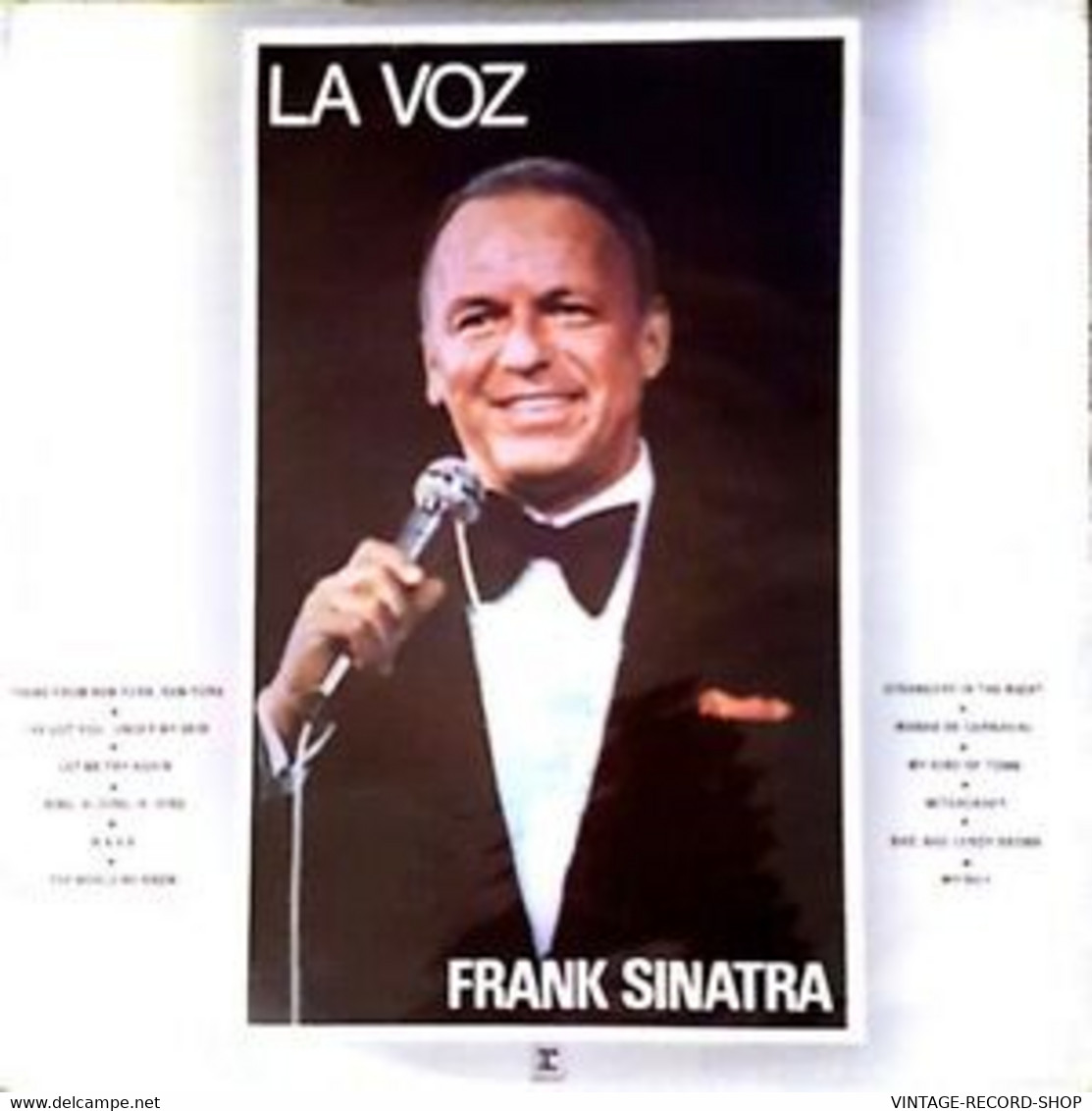 LA VOZ-FRANK SINATRA-PHILIPS COLOMBIA 1984 6002-VG++ - Musiche Del Mondo