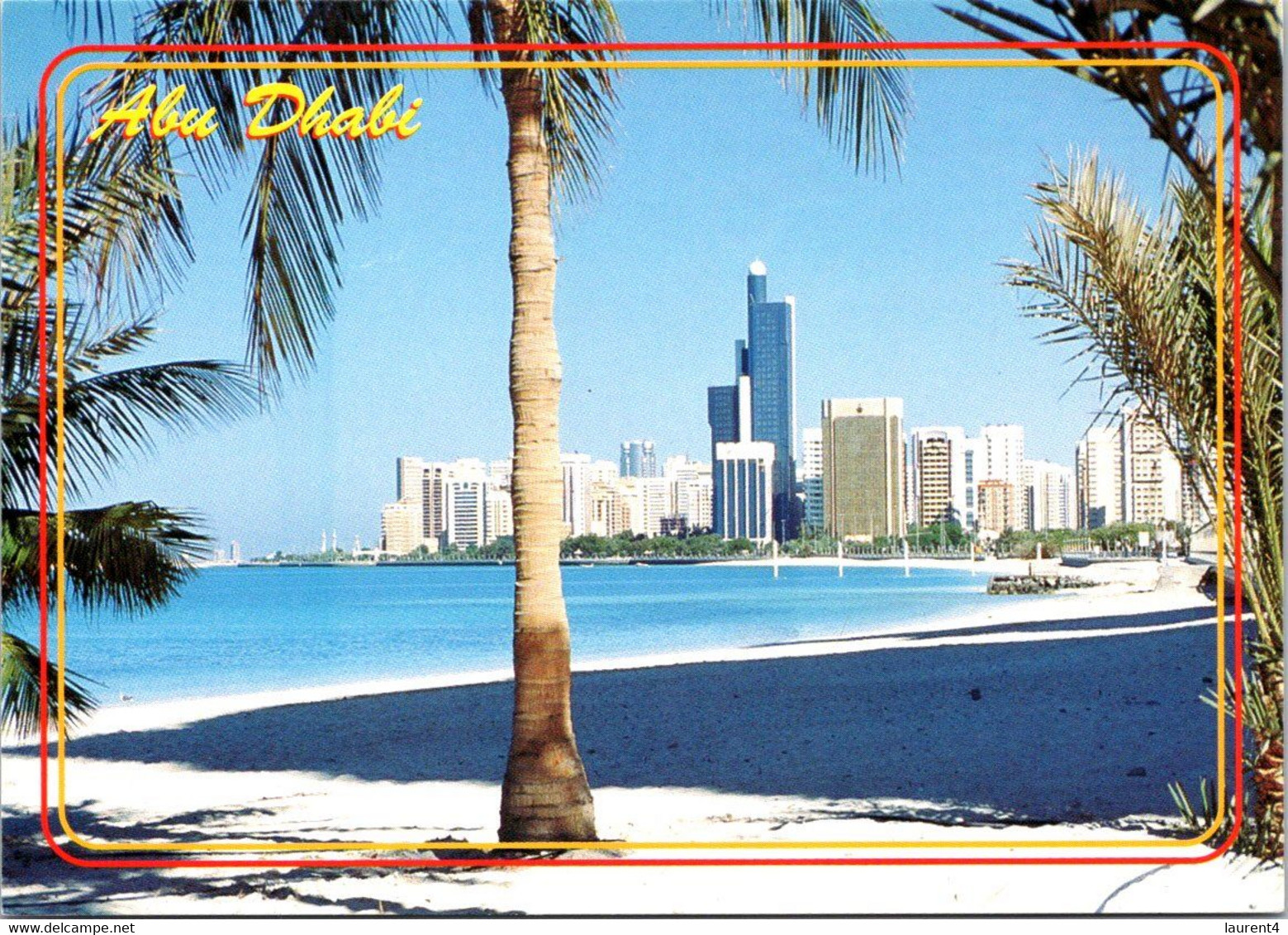 (3 M 30) United Emirate Arabs (UAE)  Abu Dhabi Corniche Beach - Emirats Arabes Unis