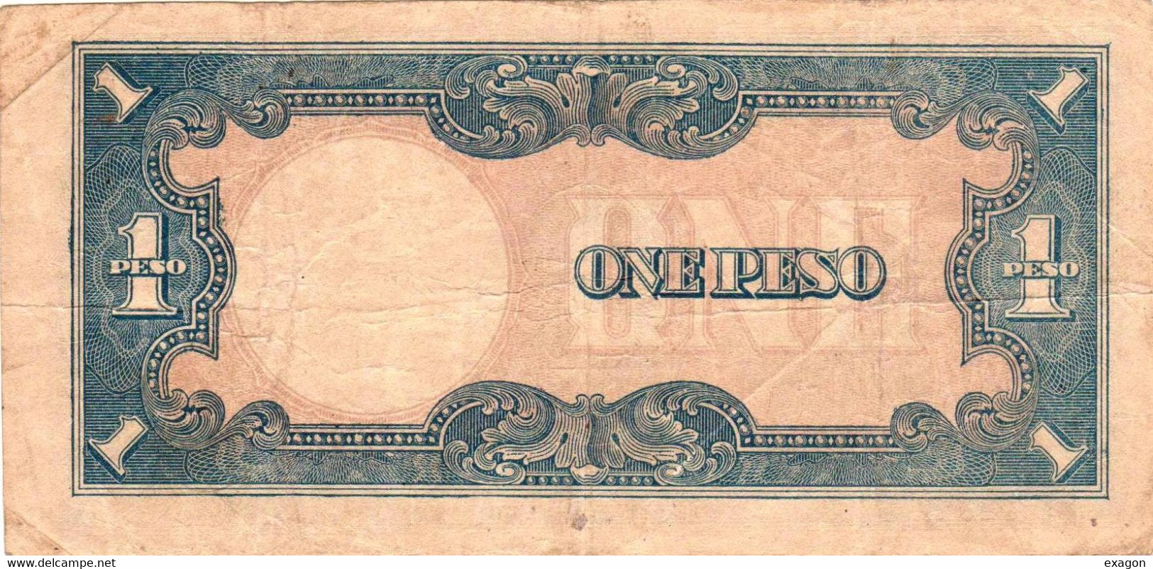 Banconota  Da  5  PESOS  - Occupazione Giapponese Delle Filippine  1943.-  Stock  98 - Philippines