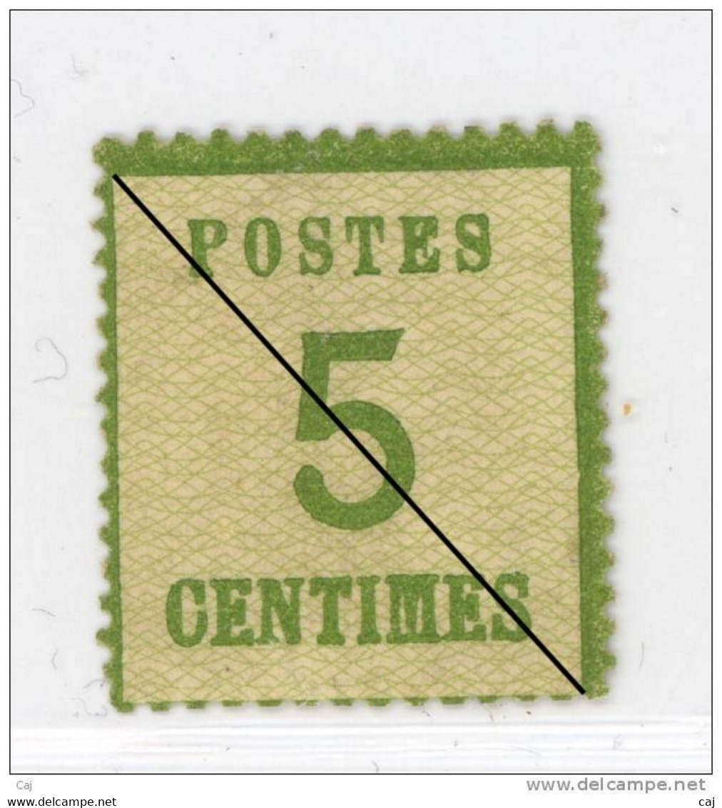 France  -  Alsace-Lorraine  :  Yv  4  (*)          ,      N2 - Unused Stamps