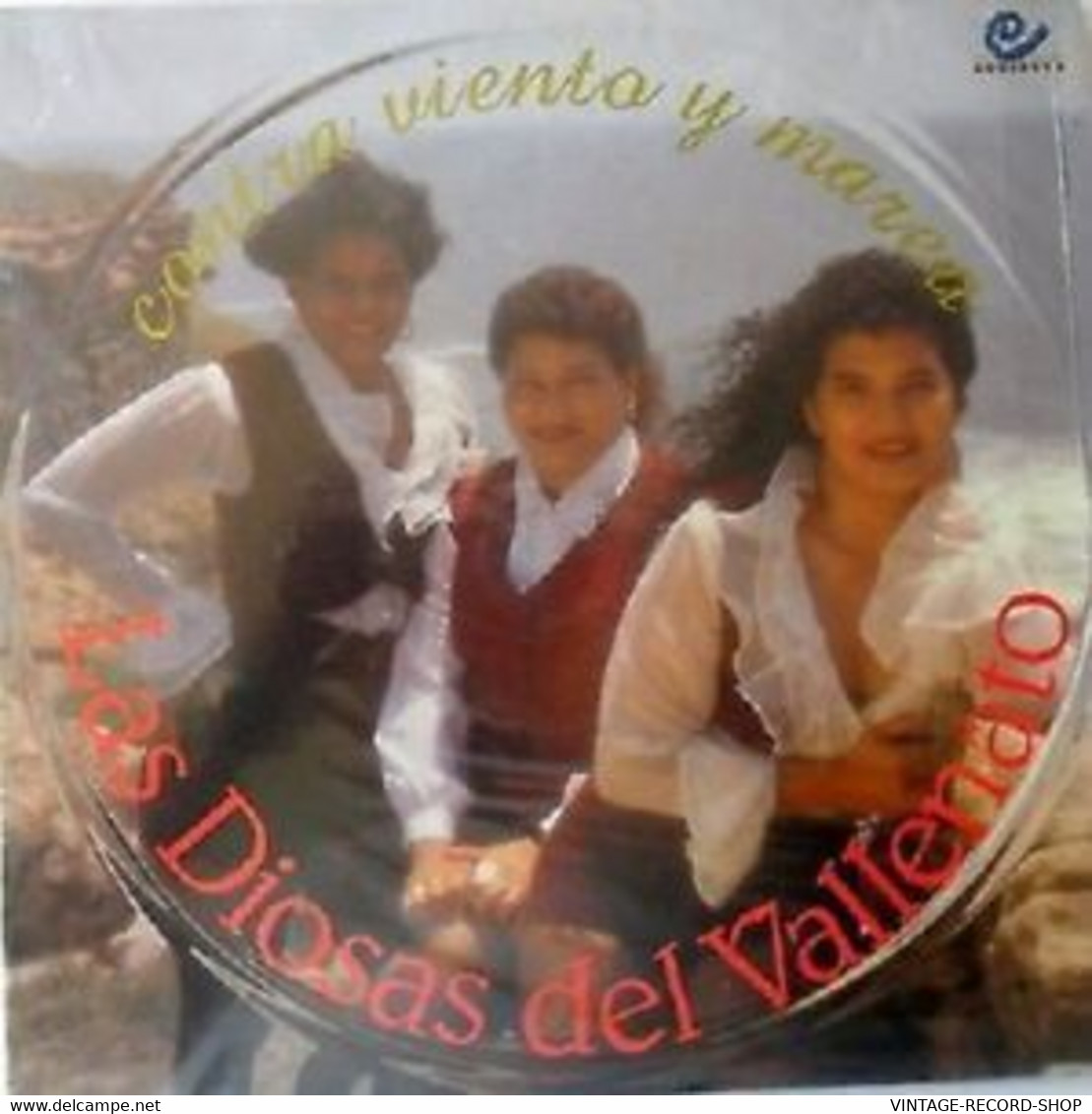 LAS DIOSAS DEL VALLENATO-CONTRA VIENTO Y MAREA-AMORES FALSOS-COSTEÑO/1996 VG+ - Wereldmuziek