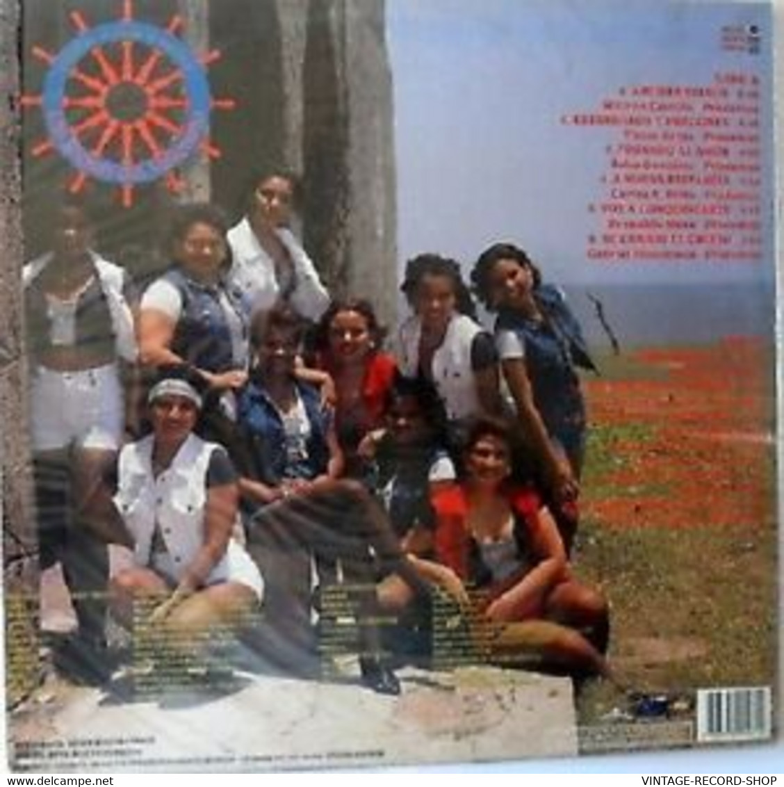 LAS DIOSAS DEL VALLENATO-CONTRA VIENTO Y MAREA-AMORES FALSOS-COSTEÑO/1996 VG+ - Wereldmuziek