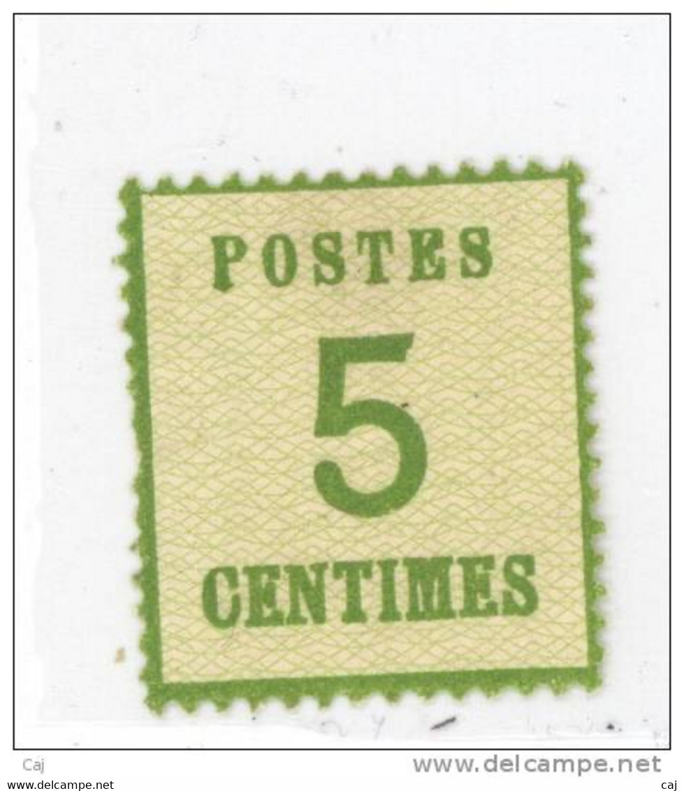 France  -  Alsace-Lorraine  :  Yv  4  (*)   , N3 - Unused Stamps