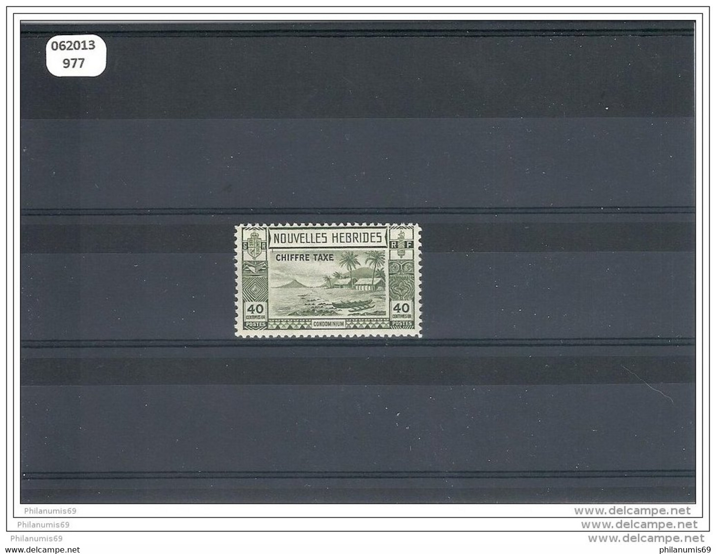 NVLLE-HEBRIDES 1938 - YT TT N° 14 NEUF AVEC CHARNIERE * (MLH) GOMME D&acute;ORIGINE TTB - Postage Due