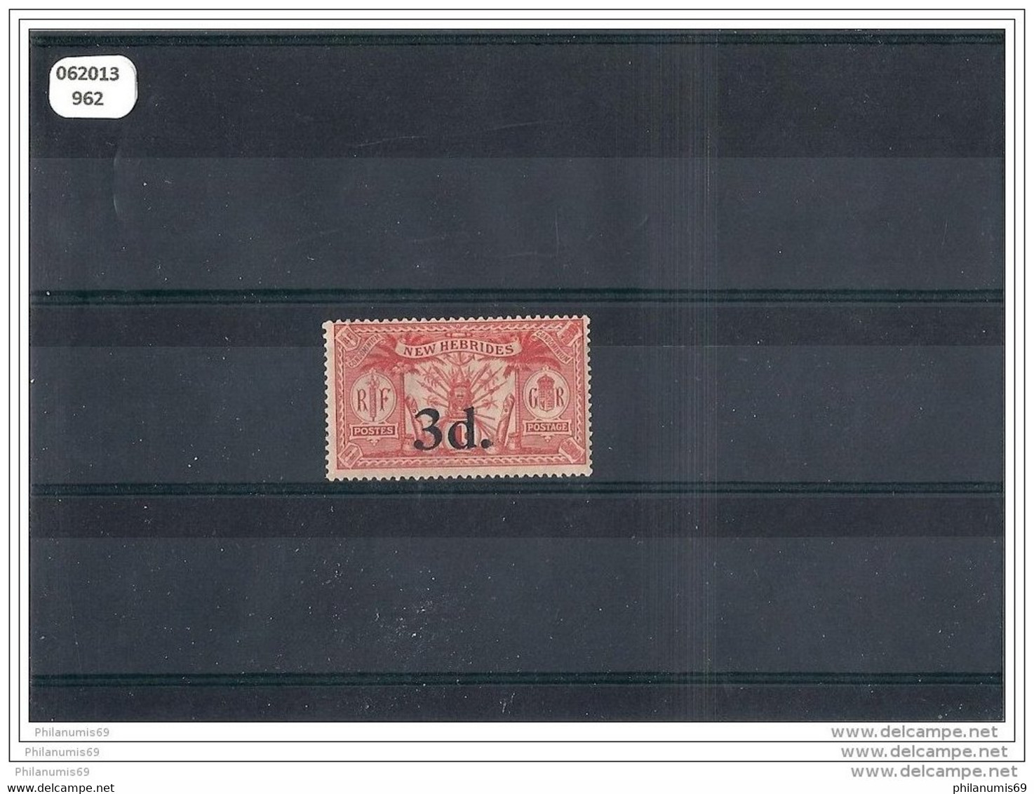 NVLLE-HEBRIDES 1921 - YT N° 78 NEUF AVEC CHARNIERE * (MLH) GOMME D&acute;ORIGINE TTB - Unused Stamps