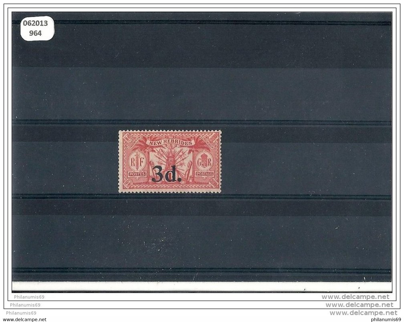 NVLLE-HEBRIDES 1921 - YT N° 78 NEUF AVEC CHARNIERE * (MLH) GOMME D&acute;ORIGINE TTB - Unused Stamps