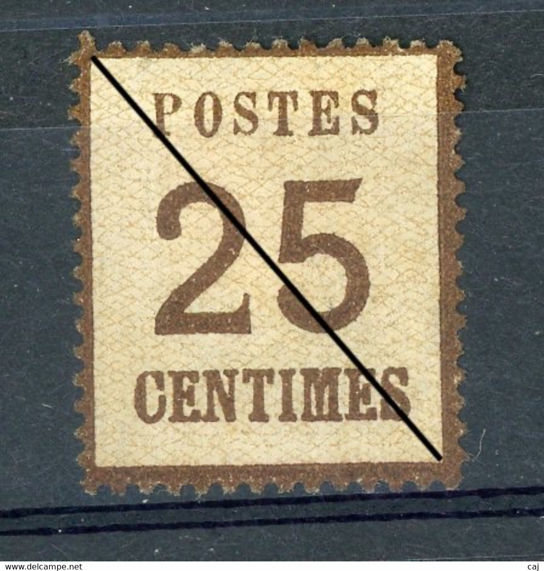 France  -  Alsace-Lorraine  :  Yv  7  (*)    Bon Centrage - Unused Stamps