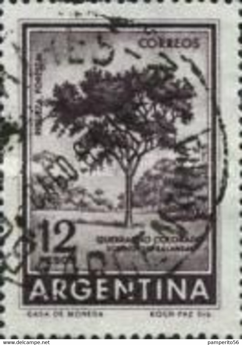 ARGENTINA - AÑO 1961 - Serie Básica - Quebracho Trees. Arboles - Gebraucht