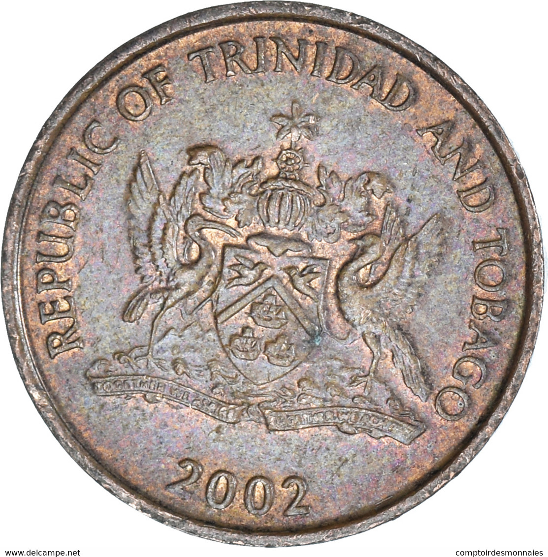 Monnaie, Trinité-et-Tobago, Cent, 2002 - Trinidad Y Tobago