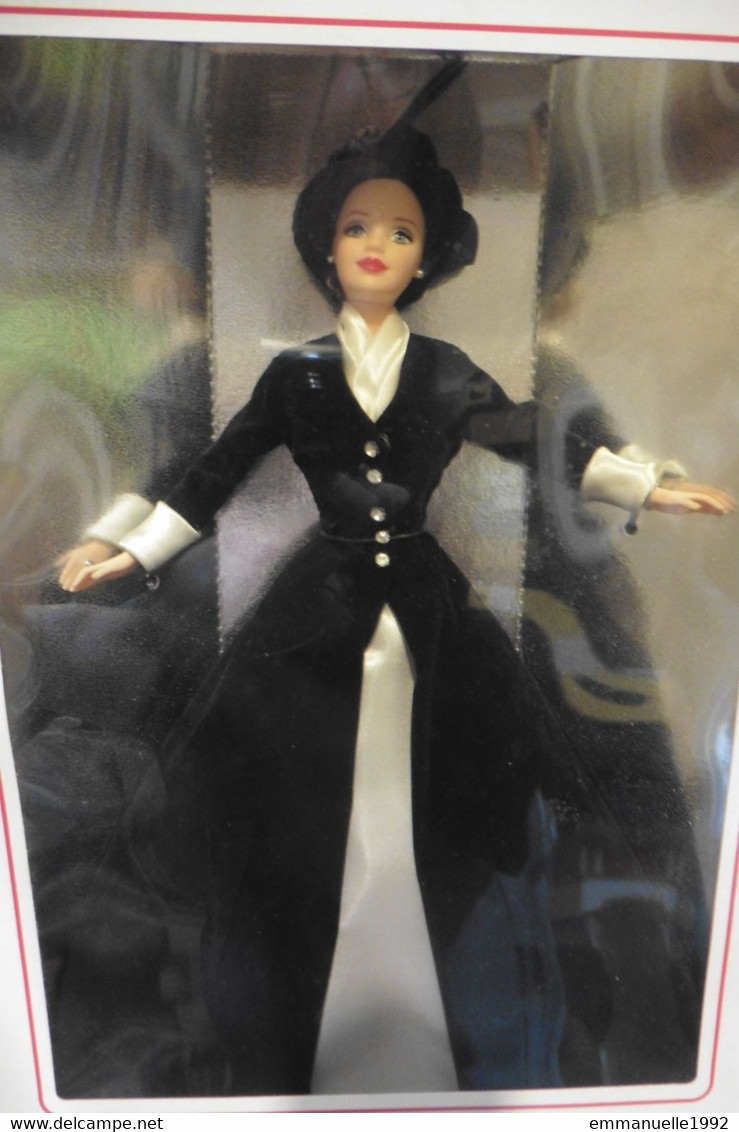 Barbie Romantic Interlude 1996 Classique Collection Collector Edition Mattel Robe Velours Noir Et Satin Blanc - Barbie