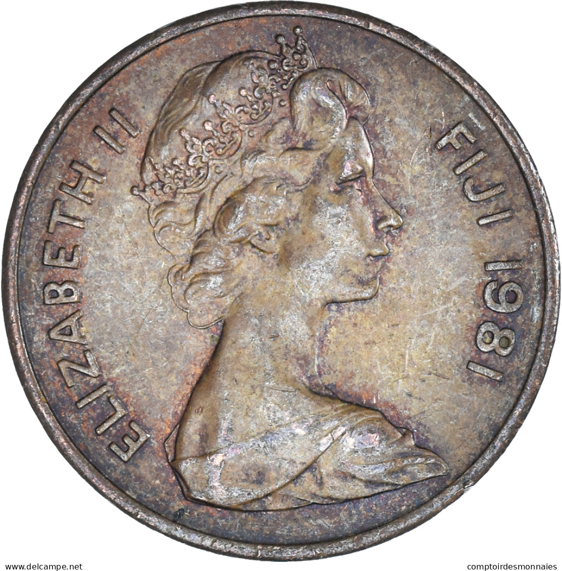 Monnaie, Fidji, 2 Cents, 1981 - Fidschi