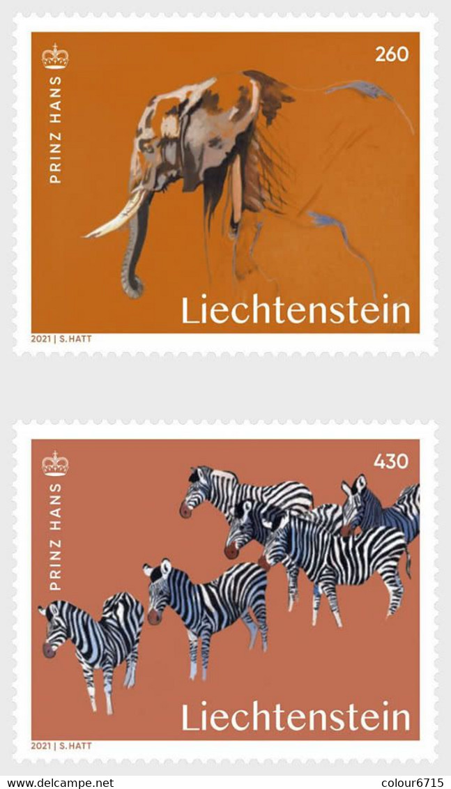Liechtenstein 2021 Artists From Liechtenstein – Prince Hans Stamps 2v MNH - Neufs