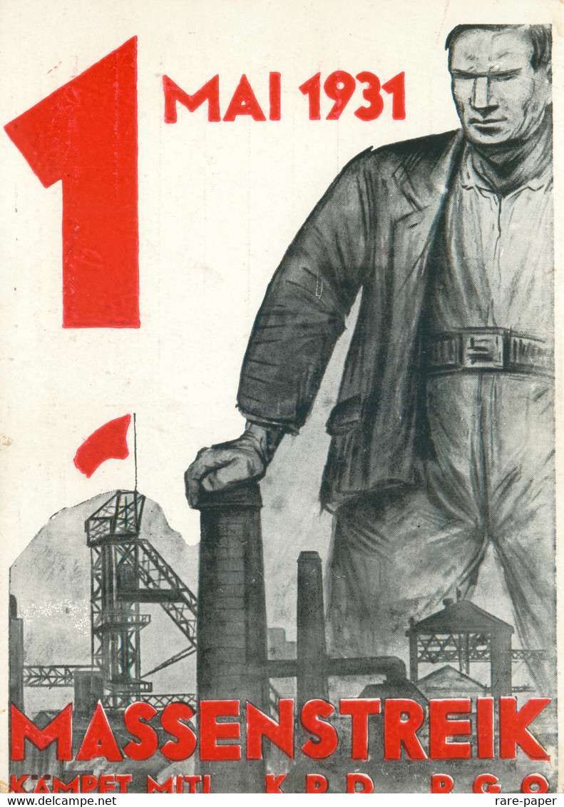 Soviet Propaganda Postcard 1930s "Poster Art Of The German Communist Party" Series No.23 - Parteien & Wahlen