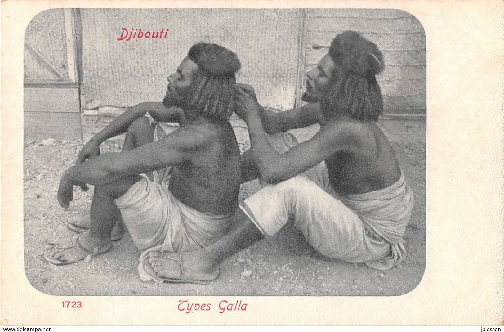 DJIBOUTI - TYPES GALLA - HOMMES, ENTRETIEN DE LA COIFFURE - Djibouti