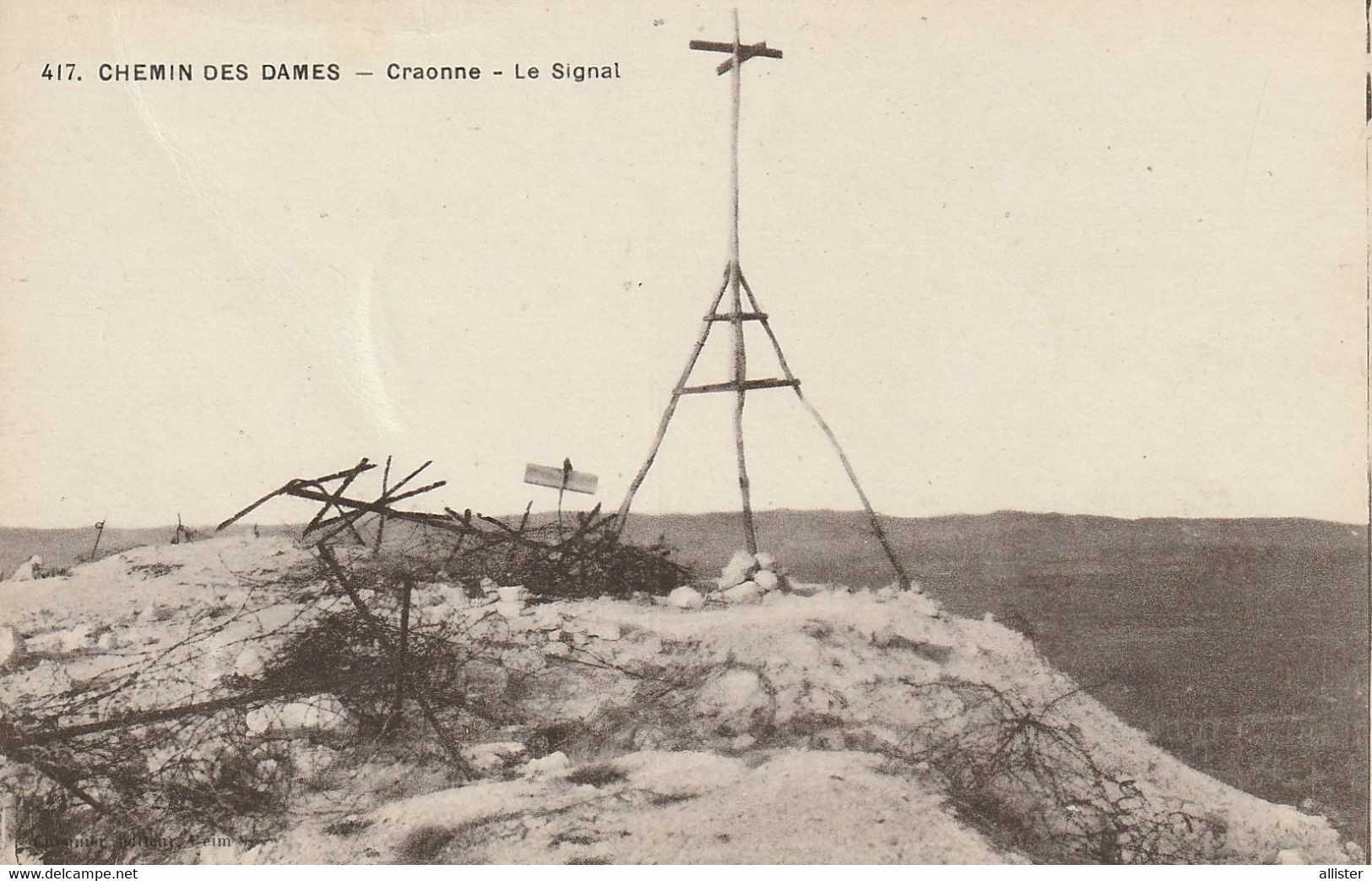 CPA 02 _ CRAONNE (Aisne) _ Chemin Des Dames - CRAONNE - Le Signal {S48-22} - Craonne