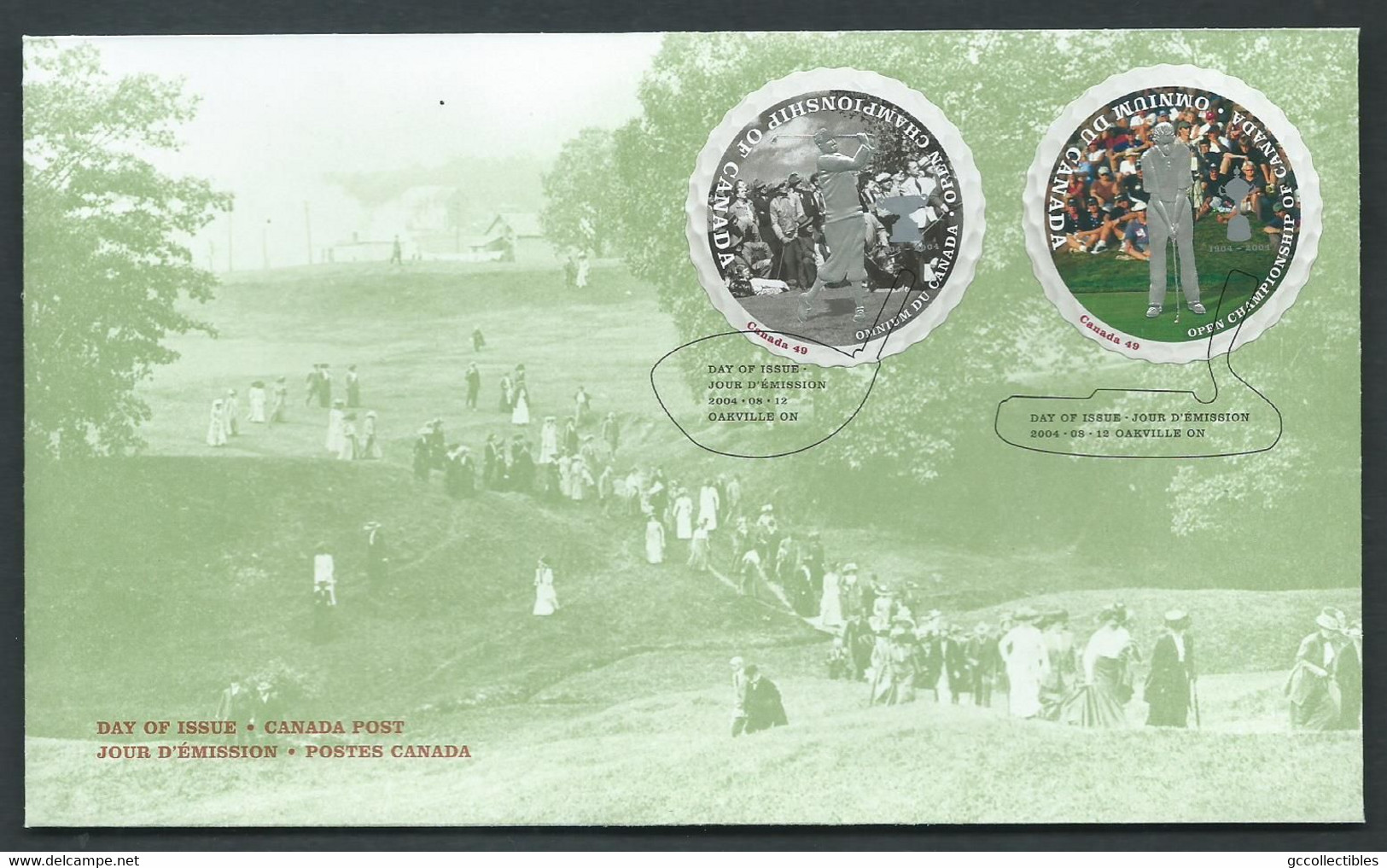 Canada - # 2051-2052 Combo FDC - Golfing - 2001-2010
