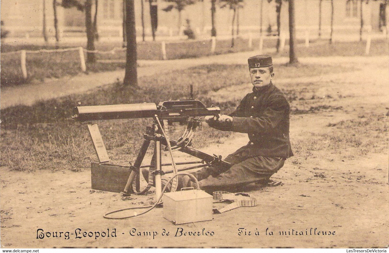 CPA - MILITARIAT - BOURG LEOPOLD - Camp De Berverloo - Tir à La Mitrailleuse - Manöver