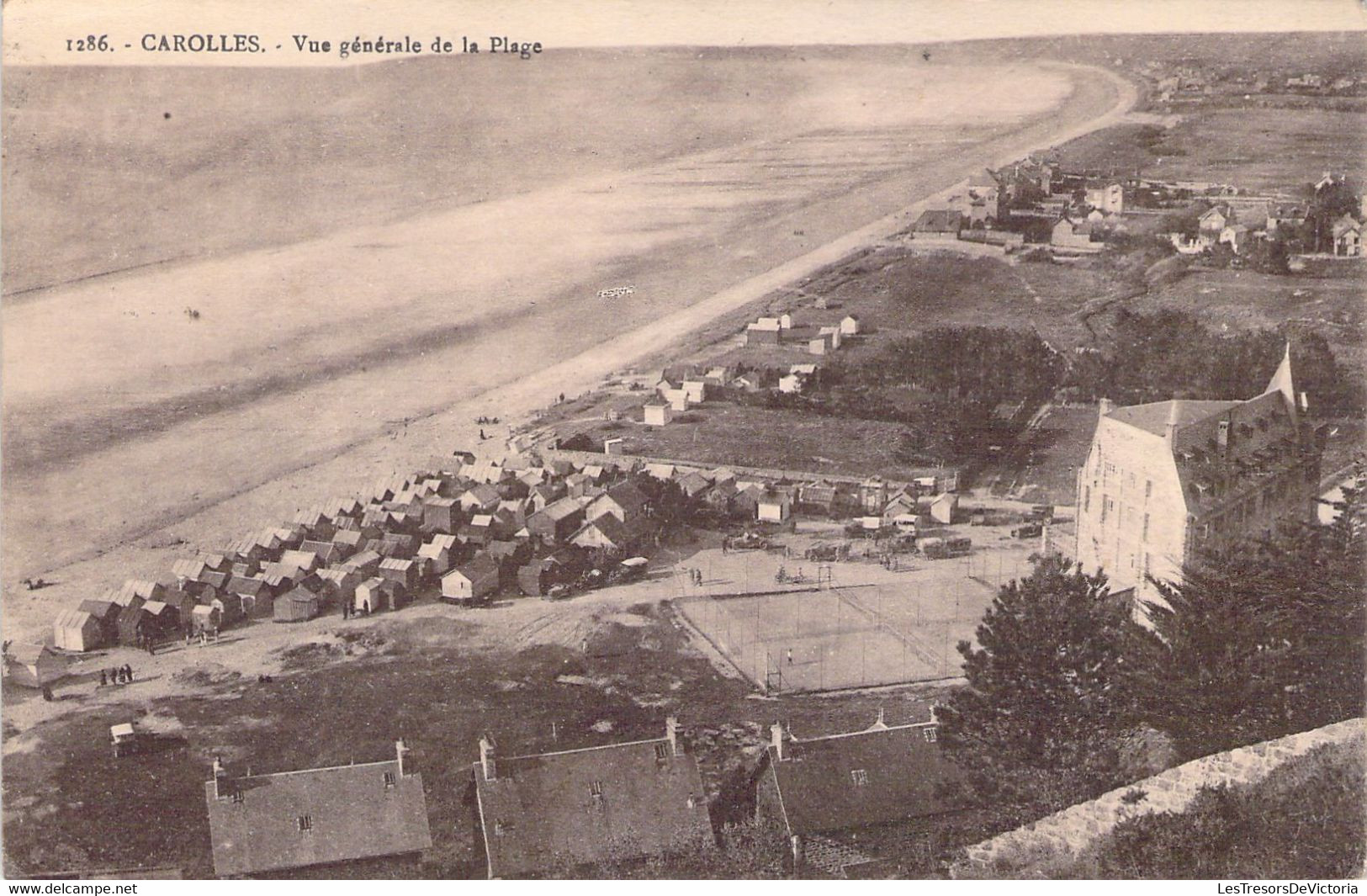 CPA - FRANCE - 50 - CAROLLES - Vue Générale De La Plage - 1286 - Laurent Nel Rennes - Autres & Non Classés