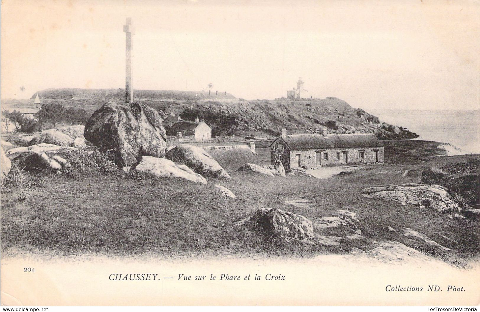 CPA - FRANCE - 50 - CHAUSSEY - Vue Sur Le Phare Et La Croix - Collection ND PHOT - Granville