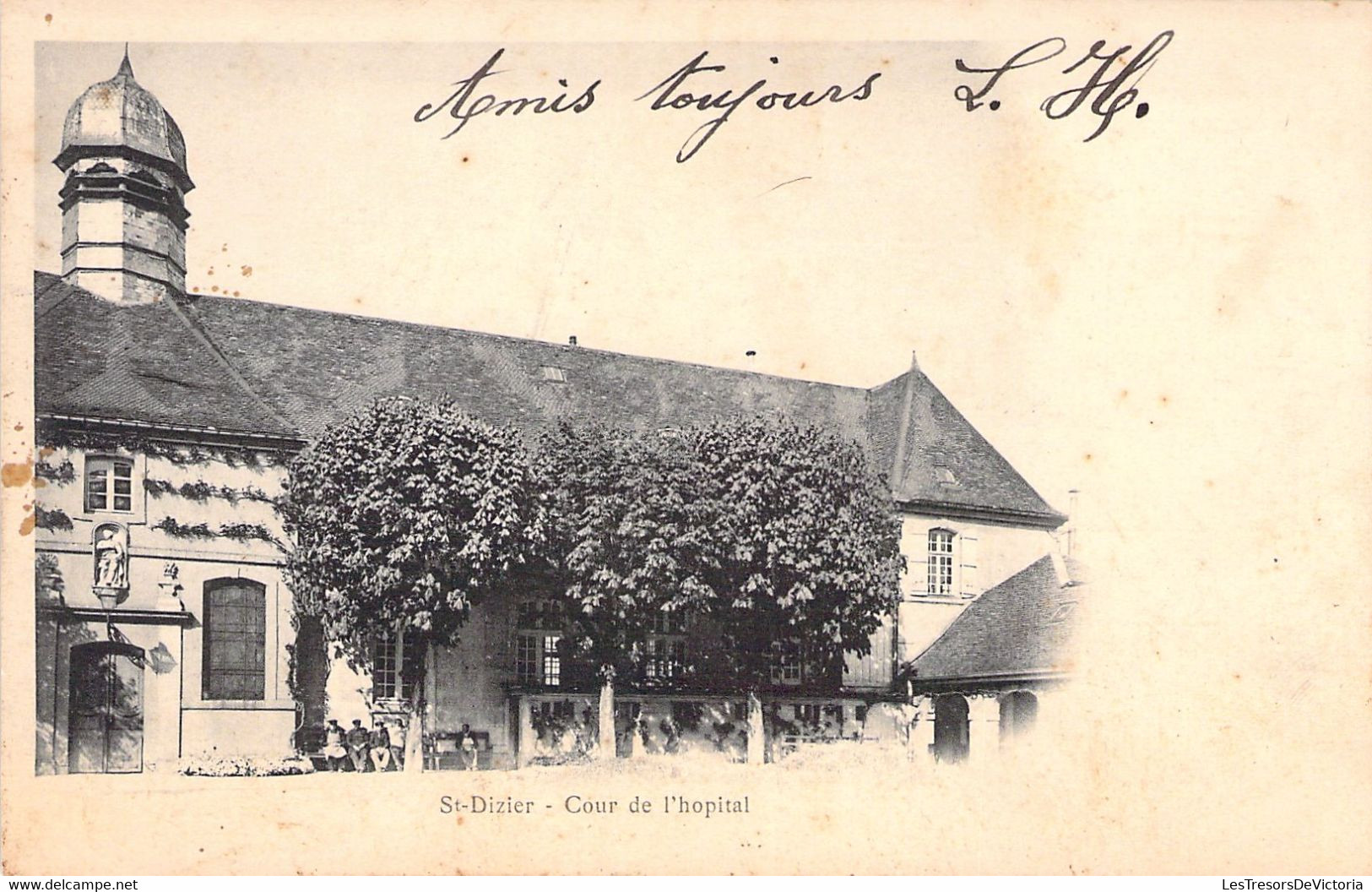 CPA - FRANCE - 52 - Saint Dizier - Cour De L'hopital - Dos Non Divisé - A Breger Frères - Saint Dizier