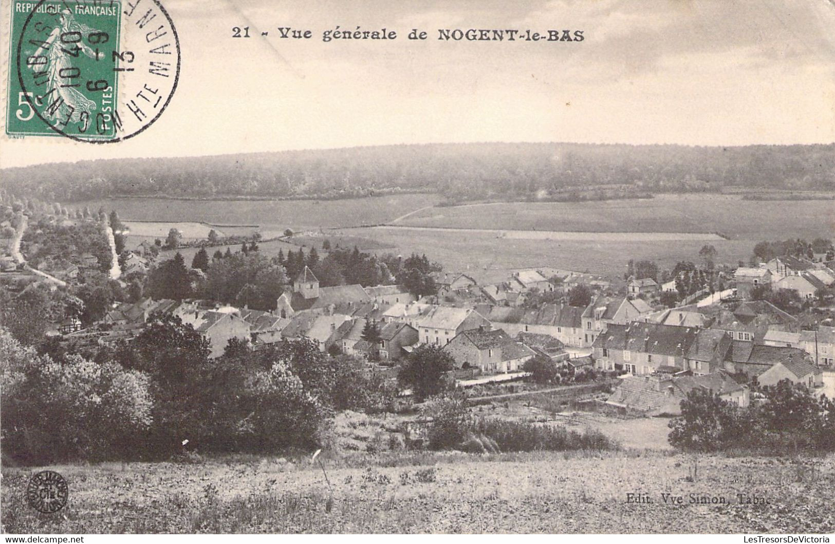 CPA - FRANCE - 52 - NOGENT LE BAS - Vue Générale - Nogent-en-Bassigny