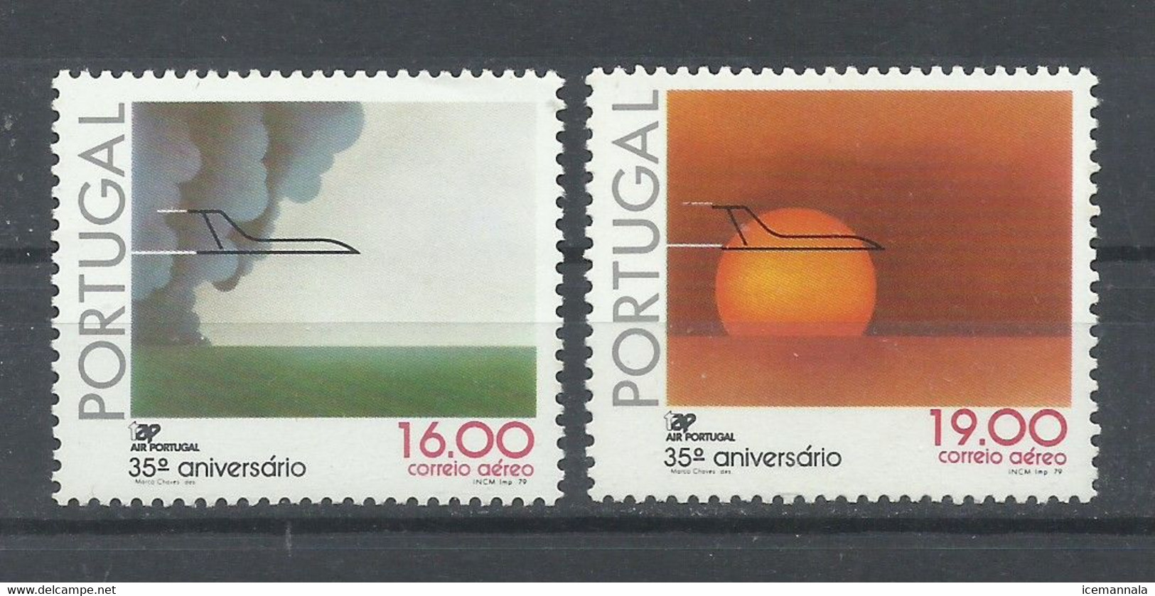 PORTUGAL  YVERT  AEREO  12/13      MNH  ** - Nuevos